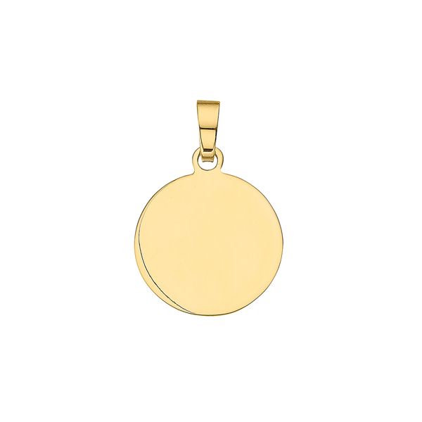 KettenanhäNger Firetti "Schmuck Geschenk Gold 333 Halsschmuck AnhäNger PläTtchen", Gelbgoldfarben, SchmuckanhäNger, Damen, Gelbgold 333, 1,12 G, KettenanhäNger-image