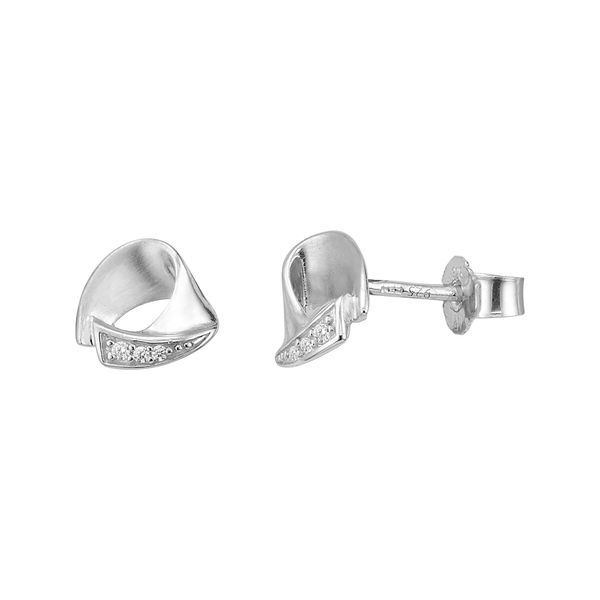 Paar Ohrstecker Firetti "Schmuck Geschenk Silber 925 Ohrschmuck Ohrringe", Silberfarben, Kristallweiß, Kristallweiß, Ohrringe, Damen, Silber 925 (Sterlingsilber), Mit Zirkonia (Synth.)-image