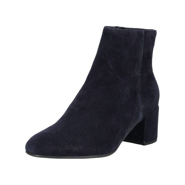 Stiefelette Högl "HöGl Stiefelette Veloursleder", Damen, Gr. 40, Blau (Dunkelblau), Veloursleder, Schuhe Stiefelette-image