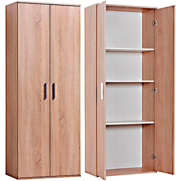 Mehrzweckschrank Procontour "Schrank Clara", Braun (Sonoma Eiche), B:64Cm H:167Cm T:34Cm, SchräNke, Mehrzweckschrank, HöHe 167Cm Mit Variabel Verstellbaren EinlegeböDen-image