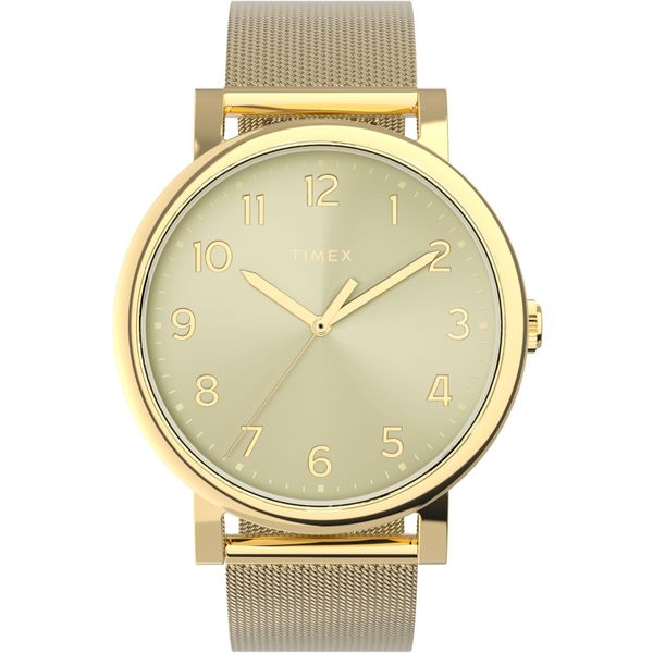 Quarzuhr Timex "Timex Originals", Goldfarben, Champagnerfarben, Armbanduhren, Damen, Quarzuhr, Armbanduhr, Damenuhr, Edelstahlarmband, Analog-image