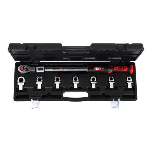 KS Tools 14X18Mm Infinitool Einsteck-DrehmomentschlüSsel-Satz 20-200Nm, 9-Tlg (516.9105)-image