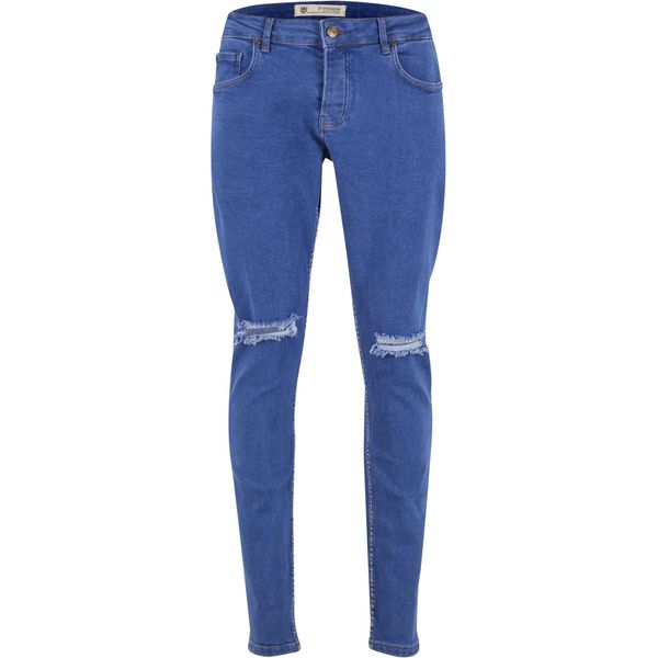 Bequeme Jeans 2Y Premium "2Y Premium 2Y Premium Rasmus Skinny Jeans", Herren, Gr. 33, NormalgrößEn, Blau, 100% Baumwolle, Unifarben, Jeans-image