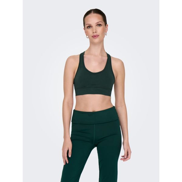 Sport-Bh Only Play "Onpdaisy Seam Sports Bra - Noos", Damen, Gr. S (36), N-Gr, GrüN (Scarab), Jersey, Obermaterial: 92% Polyamid, 8% Elasthan, Unifarben, Slim Fit, Bhs Sport-Bh, Nahtlose Verarbeitung-image