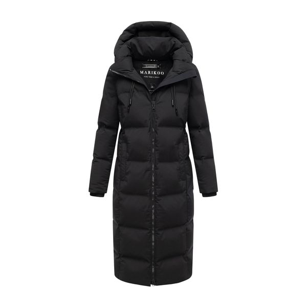 Marikoo Damen Winter Steppmantel Tikoraa Mit Abnehmbarer Kapuze-image