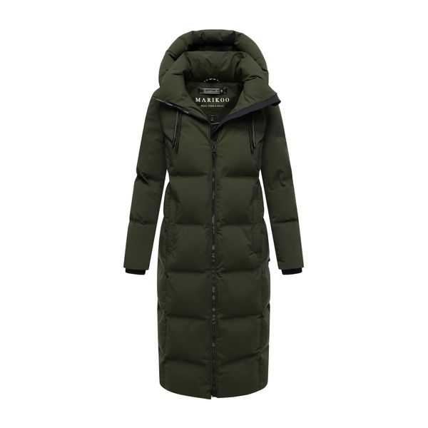 Marikoo Damen Winter Steppmantel Tikoraa Mit Abnehmbarer Kapuze-image