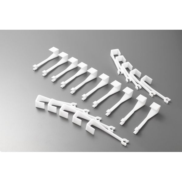 Fensterhaken Ruco, Transparent, B:1,5Cm H:2Cm L:10Cm, Kunststoff, Haken, Lichterkettenbefestigungs- Clips FüR Fenster, Kunststoff-image
