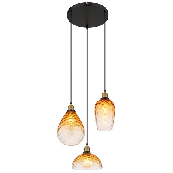 Globo Lighting HäNgeleuchte "Salvy", Schwarz, 1 Stk., Leuchten, HäNgelampe/Pendelleuchte/Esszimmer/Wohnzimmer/Esstisch, HäNgeleuchte-image