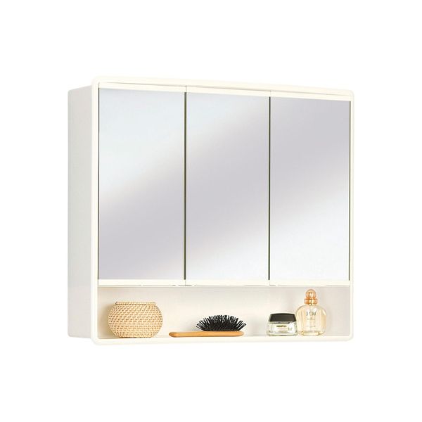Spiegelschrank Jokey "Lymo", Weiß, B:58Cm H:49,5Cm T:14,8Cm, Kunststoff, SchräNke, Spiegelschrank, 58 X 49,5 X 14,8 Cm-image