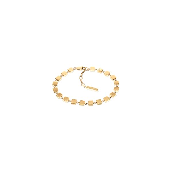 Armkette Calvin Klein "Geometric", Gelbgoldfarben, ArmbäNder, Damen, 18,5Cm, Edelstahl, Armkette-image