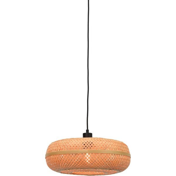 Good & Mojo HäNgeleuchte "Palawan", Beige (Natur), Ø 40Cm H: 15Cm, Leuchten, HäNgeleuchte-image