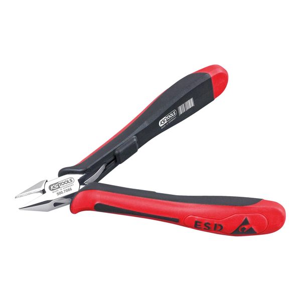 KS Tools ESD Seitenschneider, 125Mm Spitzer Kopf Mit Feiner Wate (500.7087)-image