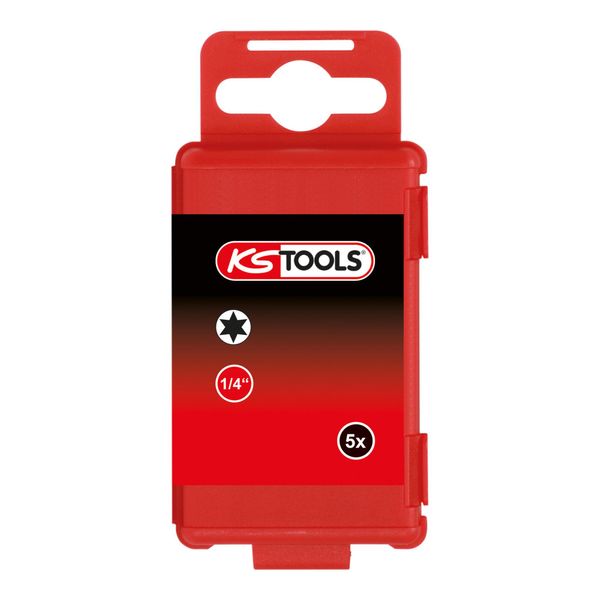 KS Tools 1/4" Torsionpower Bit Tx, 75Mm, T40, 5Er Pack (918.3581)-image