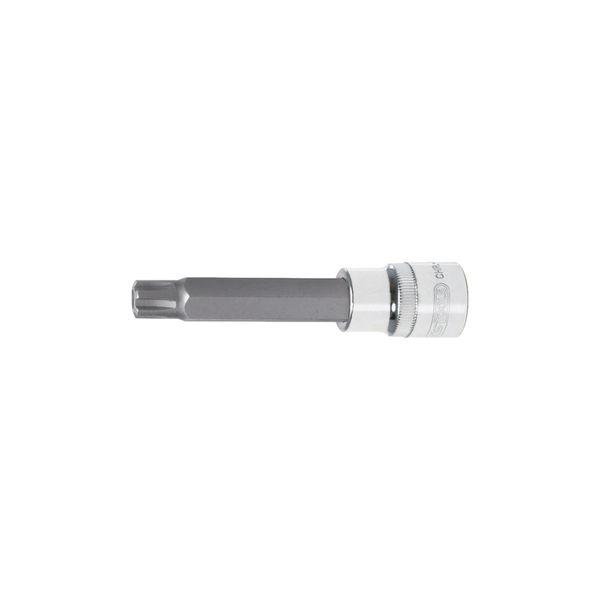 KS Tools 1/2" Chromeplus Bit-Stecknuss Ribe Mit Stirnlochbohrung,Lang,M12 (918.1786)-image