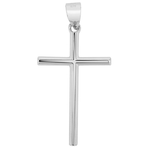 KettenanhäNger Adelia´s "Zeitloser Kreuz AnhäNger Aus 925 Sterling Silber", Silber, SchmuckanhäNger, Damen, Silber 925 (Sterlingsilber), KettenanhäNger-image
