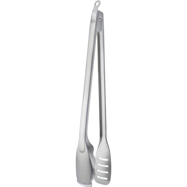 Grillzange Rösle "Premium Barbecue", Silber (Silberfarben), B:6Cm H:3,5Cm L:44Cm, Edelstahl 18/10, KüChenzangen, SpüLmaschinengeeignet-image
