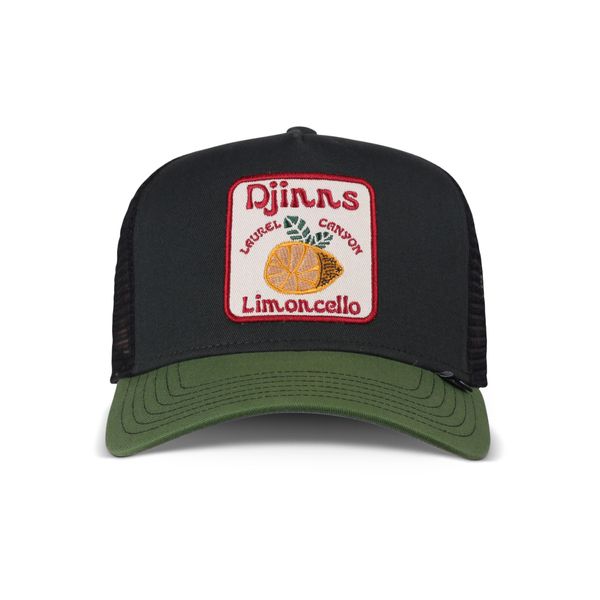 Trucker Cap Djinns "Djinns Djinns HFT Food Limoncello Trucker Caps", Herren, Gr. Onesize, Olive, Grau, 60% Baumwolle, 40% Polyester, Caps-image