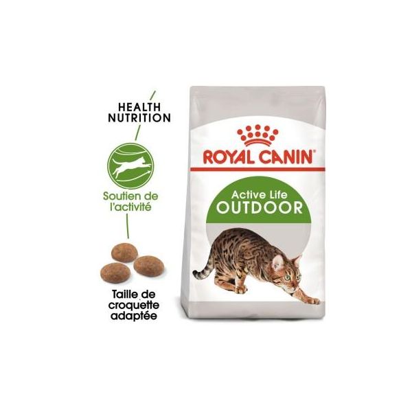 Royal Canin Outdoor Croquettes Chat 10 Kg-image