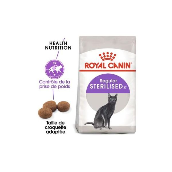 Royal Canin StéRilisé 37 Croquettes Chat 10 Kg-image