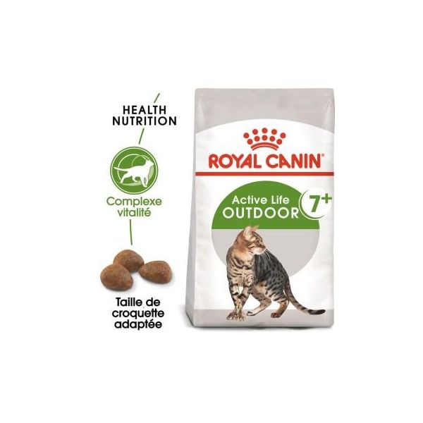 Royal Canin Outdoor 7+ Croquettes Chat 4 Kg-image