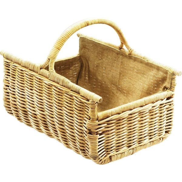 Aufbewahrungskorb Locker, Beige (Natur), B:66Cm H:45Cm T:45Cm, Rattan, Aufbewahrungsboxen-image