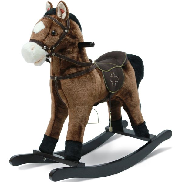 Schaukelpferd CHIC2000 "Joe", Braun (Dunkelbraun), Schaukeltiere, Babyb:73Cm H:71Cm T:73Cm, PlüSch, Polyester, B:73Cm H:71Cm T:73Cm-image