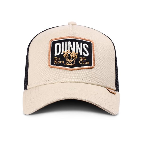 Trucker Cap Djinns "Djinns Djinns Hft Nothing Club Trucker Cap", Herren, Gr. Onesize, Beige (Sand), 60% Baumwolle, 40% Polyester, Caps-image