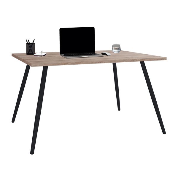 Schreibtisch Vcm "Schreibtisch BüRotisch Computertisch Salia 80X50", Braun (Sonoma, Eiche), B:80Cm T:50Cm, Tische, Schreibtisch-image