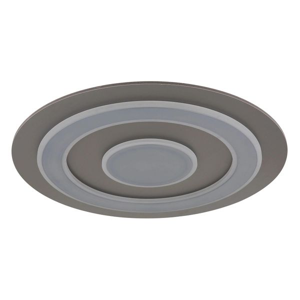 Globo Lighting LED Deckenleuchte "Jayden", Schwarz (Anthrazit GebüRstet), 1 Stk., Leuchten, Deckenlampe, 3 Helligkeitsstufen, Designlampe, Wohnzimmer, LED Deckenleuchte-image