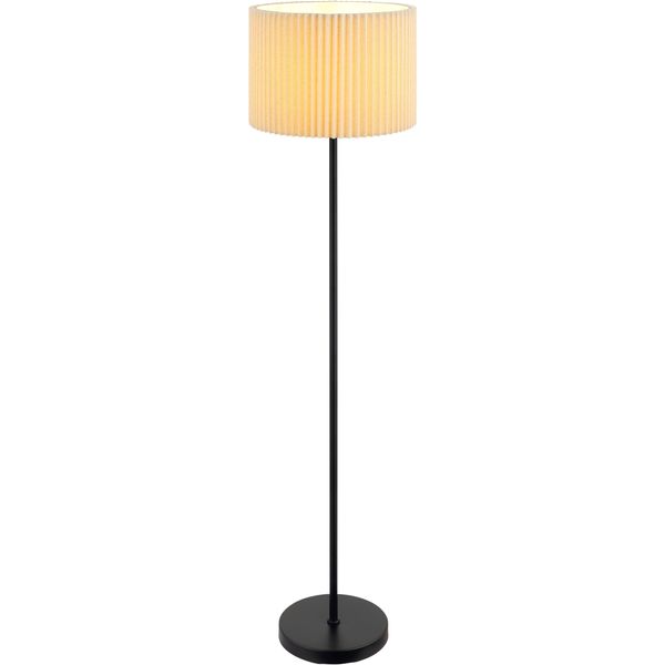 Globo Lighting Stehlampe "Page", Schwarz (Schwarz Matt), Ø 38Cm H: 152Cm, 1 Stk., Leuchten, Stehlampe Wohnzimmer Schlafzimmer Flur Design-Leuchte, Stehlampe-image