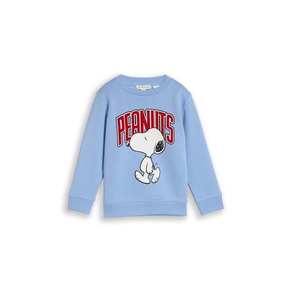 Tom Tailor Jungen Sweatshirt Mit Snoopy-Print, Blau, Uni, Gr. 128/134-image