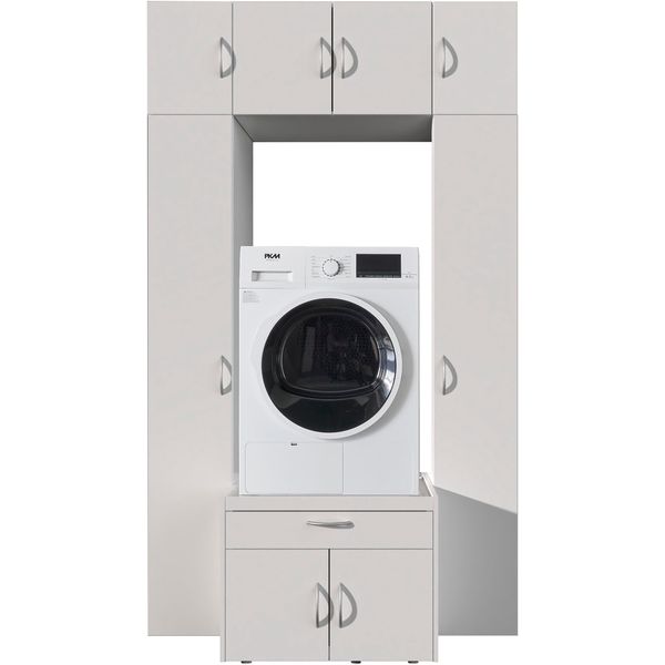 Mehrzweckschrank wimex "Multiraumkonzept", Weiß, B:130Cm H:225Cm T:69Cm, SchräNke, Mehrzweckschrank-image