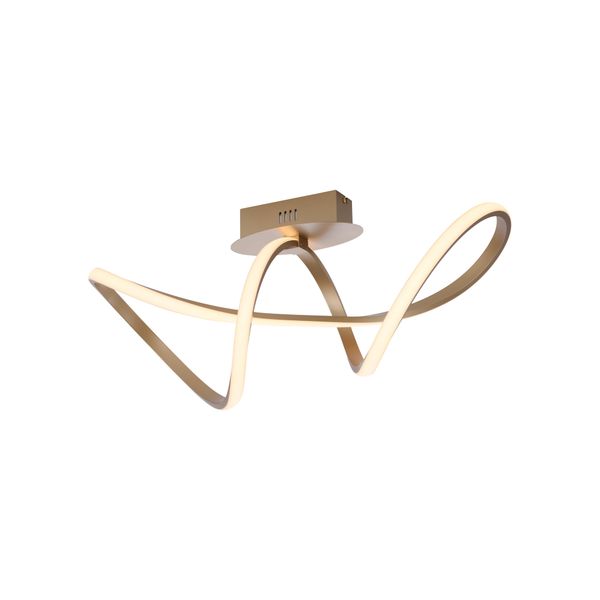 Just Light Deckenleuchte "Maria", Gold (Messingfarben Matt), 1, 1 Stk., Leuchten, Led, Dimmbar, Switchmo, Dimmbar, Switchmo, Designerlampe-image