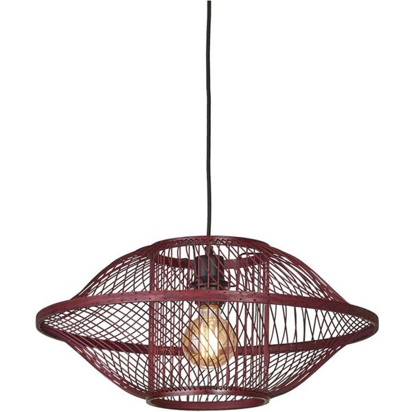 Good & Mojo HäNgeleuchte "Maui", Rot (Burgund), 1, Ø 50Cm H: 23Cm, Leuchten, HäNgeleuchte-image