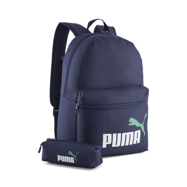 Rucksack Puma "Phase Backpack Set", Puma Navy, RucksäCke, Netz, , Unifarben, Rucksack, FüR Sportlichen Alltag Und Vielseitige AktivitäTen-image