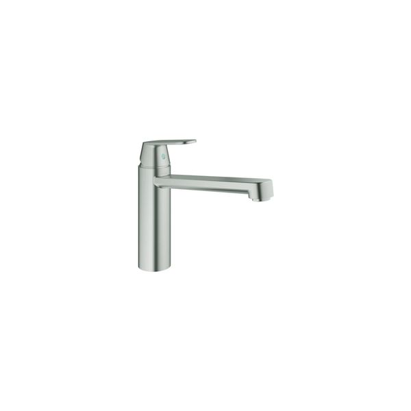 Grohe SpüLtisch-Einhebelmischer Eurosmart Cosmopolitan Supersteel, Mittelhoher Auslauf (30193DC0)-image
