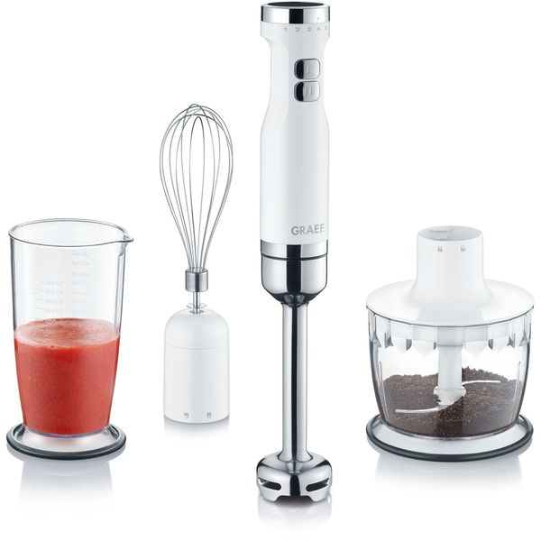 Graef Stabmixer "Hb 501", Weiß, B:5,5Cm H:40,2Cm T:6,5Cm, Mixer-image