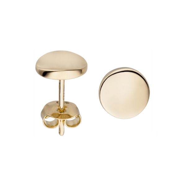 Paar Ohrstecker Jobo "Ohrringe 7 Mm", Gold (Gelbgold 333), Ohrringe, Damen, 7Mm, Gelbgold 333, 333 Gold-image