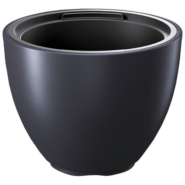 Blumentopf Prosperplast "Heos", Grau (Anthrazit), H:43,5Cm Ø:56,9Cm, Kunststoff, PflanzgefäßE-image