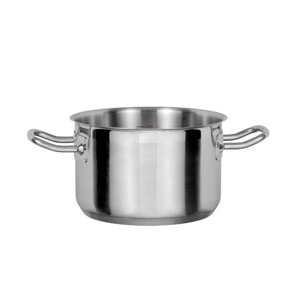 Bratentopf GSW "Le Chef", Silber (Silberfarben), H:9,5Cm Ø:20Cm, TöPfe, Bratentopf, Topf Aus Hochwertigem Edelstahl 18/10 In Gastro-QualitäT-image