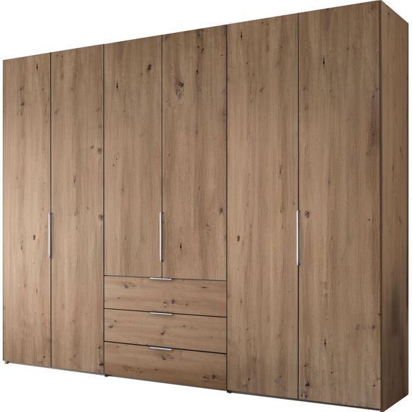 DrehtüRenschrank Staud "DrehtüRenschrank Extenso", Braun (Artisan Eiche), B:298Cm H:240Cm T:63Cm, Holzwerkstoff, SchräNke, DrehtüRenschrank, Mit 3 FrontschubkäSten-image