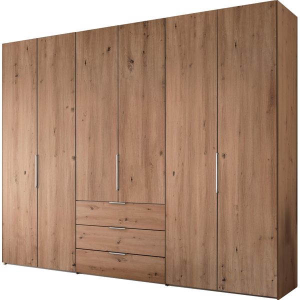 DrehtüRenschrank Staud "DrehtüRenschrank Extenso", Braun (Artisan Eiche), B:298Cm H:240Cm T:63Cm, Holzwerkstoff, SchräNke, DrehtüRenschrank, Mit 3 FrontschubkäSten-image