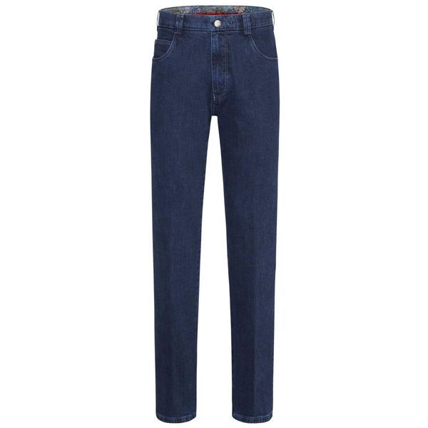 5-Pocket-Jeans Meyer "Diego", Herren, Gr. 54, N-Gr, Blau, Obermaterial: 99% Baumwolle Co. 1% Elasthan El., Regular Fit, Jeans 5-Pocket-Jeans, Mit Stretch-Dehnbund-image