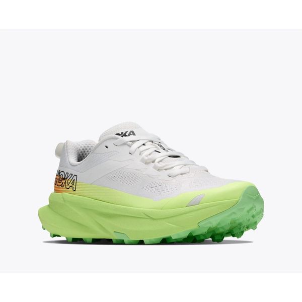 Trailrunningschuh Hoka One One "Torrent 5", Damen, Gr. 42, Frost, Neon Yuzu, Synthetik, Textil, Schuhe, Trailrunningschuh, Atmungsaktives Obermaterial, Normale DäMpfung-image