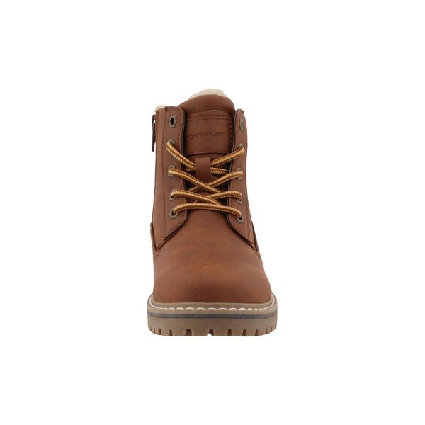 Winterstiefel Tom Tailor "Tom Tailor Stiefel", Damen, Gr. 38, Nuts, Polyurethan, Unifarben, Schuhe Winterstiefel-image