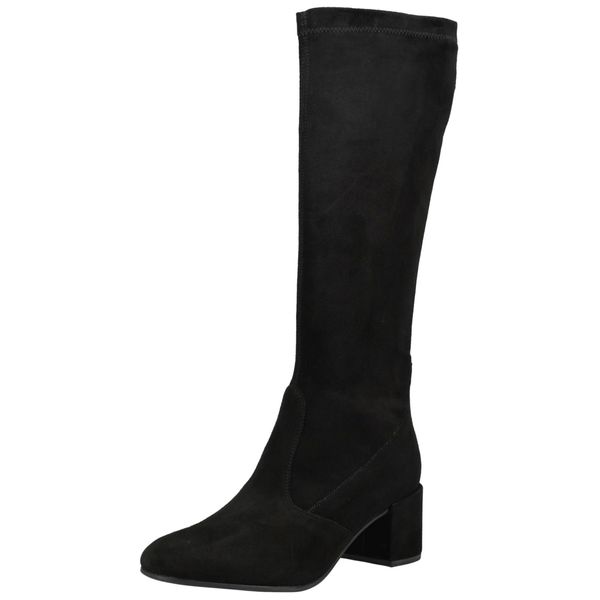 Stiefel Högl "HöGl Stiefel Veloursleder", Damen, Gr. 38, Schwarz, Veloursleder, Schuhe Stiefel-image