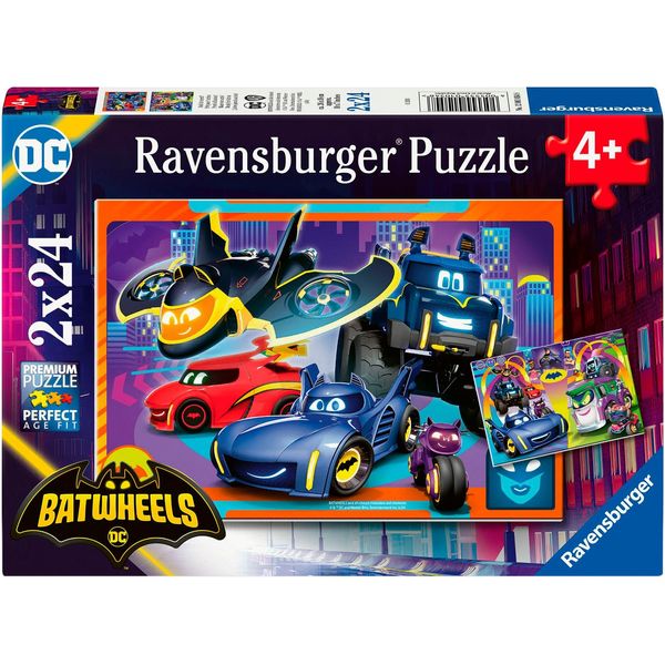 Puzzle Ravensburger "Seid Ihr Bereit?", Bunt, Puzzles, Kinderb:26Cm H:18Cm, Pappe, Motiv, 2X24 Teile; Made In Europe, B:26Cm H:18Cm-image