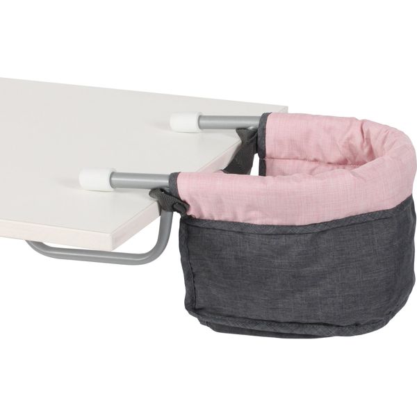 Puppen-Tischsitz CHIC2000 "Corallo", Rosa (Grau, Rosa), Puppenausstattungen, Kinderb:42Cm H:20Cm T:42Cm, Kunststoff, Polyester, Stahl, B:42Cm H:20Cm T:42Cm-image