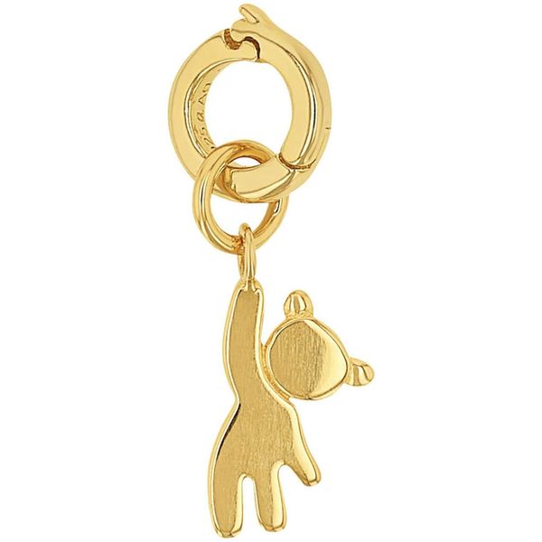 Charm-EinhäNger Amor "TeddybäR", Gold (Gelbgoldfarben), Charms, Damen, Silber 925 (Sterlingsilber)-image