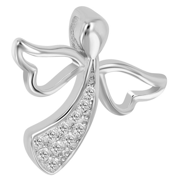 KettenanhäNger Adelia´s "Moderner Engel AnhäNger Aus 925 Sterling Silber", Silber, SchmuckanhäNger, Damen, Silber 925 (Sterlingsilber), KettenanhäNger-image